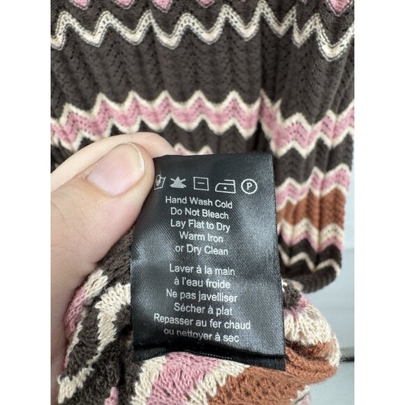 Heartloom Bennet Knit Maxi Dress Women Large Colorful Ruffle Retro Y2K NEW - Picture 6 of 9